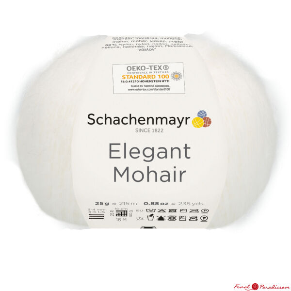 Elegant Mohair fehér 00001