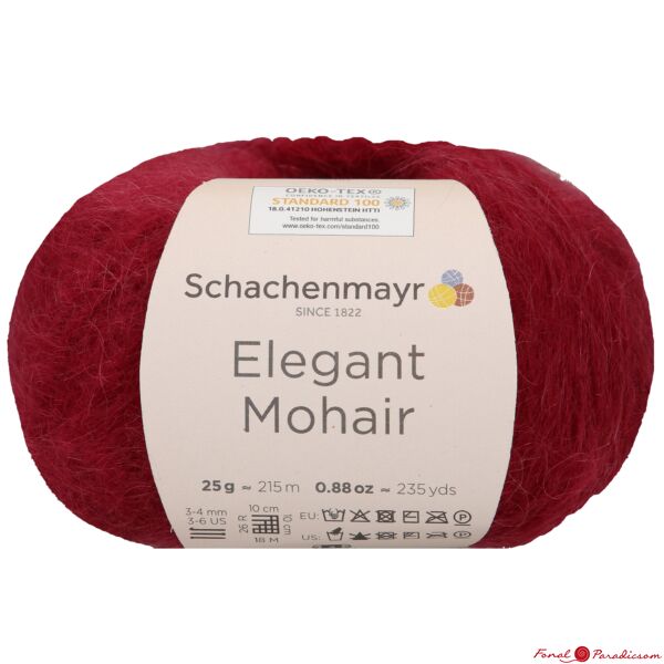 Elegant Mohair bor vöröss 00032