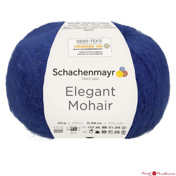Elegant Mohair kék 00053