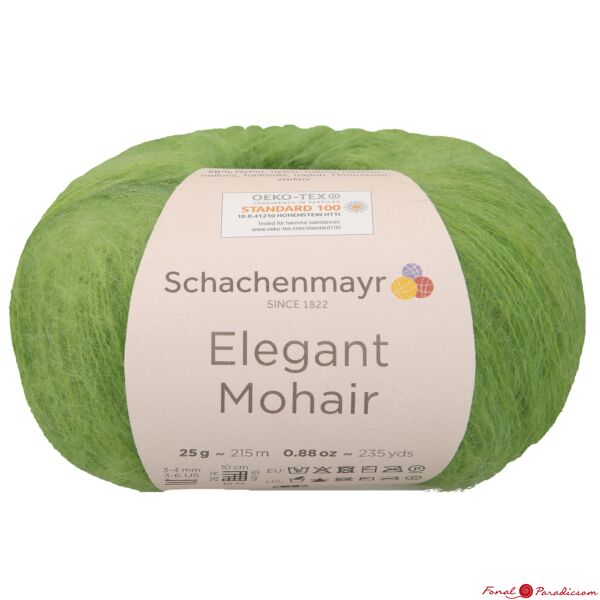 Elegant Mohair alma zöld 00072