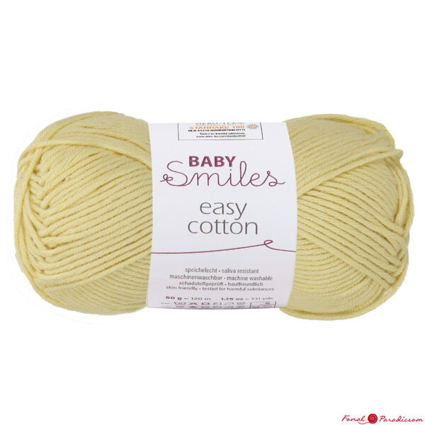 Easy Cotton Baby Smiles vanilia sárga 01021