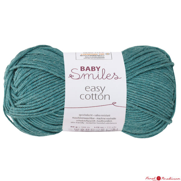 Easy Cotton Baby Smiles aquamarin kék-zöld 01064