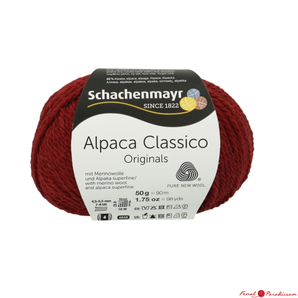 Alpaca Classico rubint vörös 00030