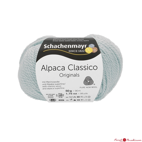 Alpaca Classico jég kék 00056
