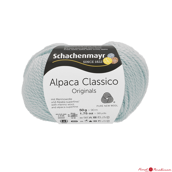 Alpaca Classico jég kék 00056