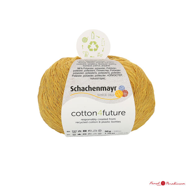 Cotton 4future napraforgó sárga kötő fonal