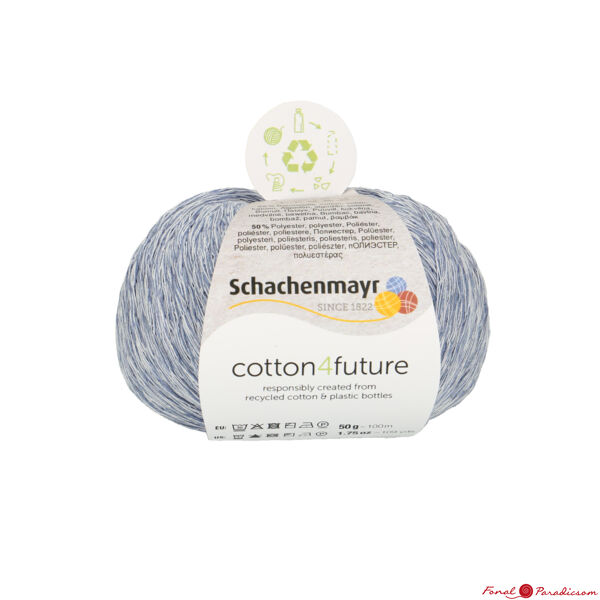 Cotton 4future farmerkék kötőtfonal
