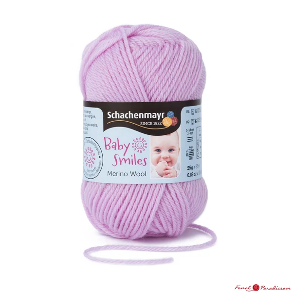 Merino Wool Baby Smile Mályva lila 01034