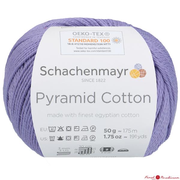 Pyramid Cotton extrafinom pamutfonal bibor lila színben