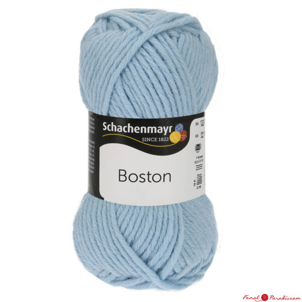 boston téli fonal vilagos kék színben