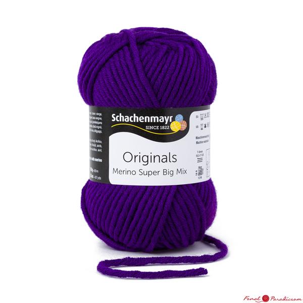 Merino Super BIG Mix sötét lila 00049