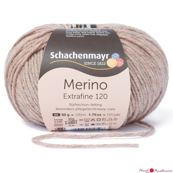 Merino Extrafine 120 homok melírozott 00104