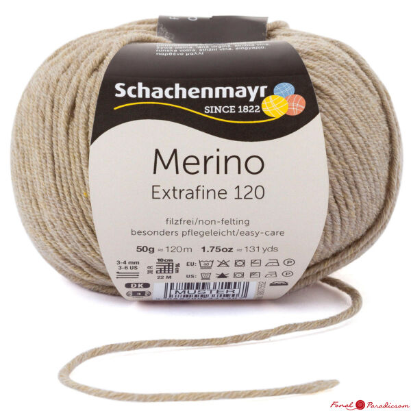 Merino Extrafine 120 bézs melírozott 00106