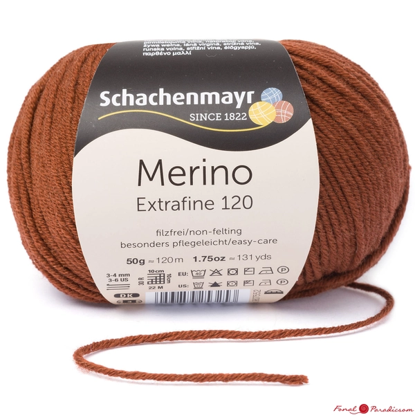 Merino Extrafine 120 rézbarna 00107