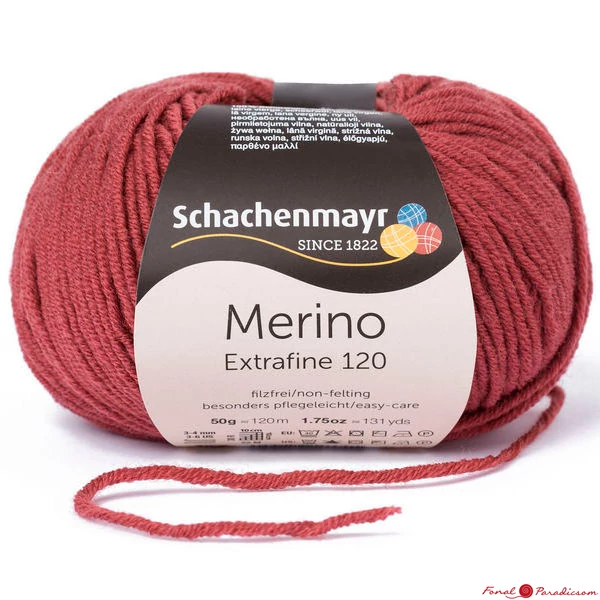 Merino Extrafine 120 marsala bordó 00128