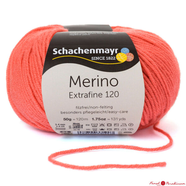 Merino Extrafine 120 koral 00134