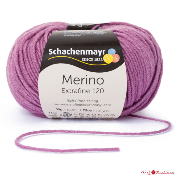Merino Extrafine 120 szilva lila 00146