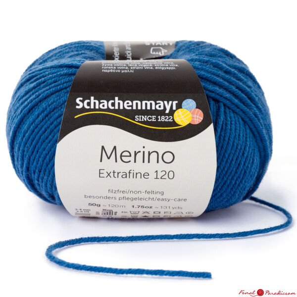 Merino Extrafine 120 farmer kék 00154