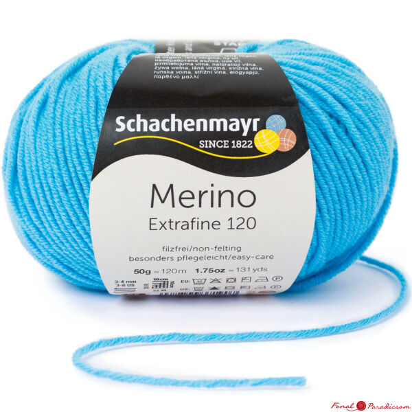 Merino Extrafine 120 medence kék 00165