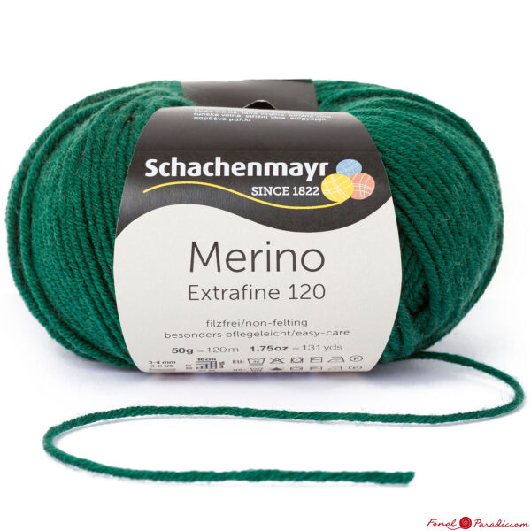 Merino Extrafine 120 fenyő zöld 00172