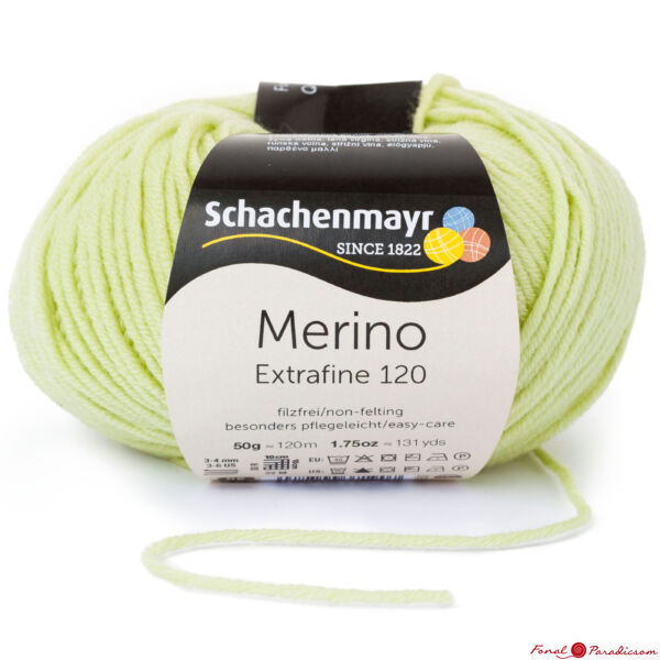 Merino Extrafine 120 citrom zöld 00175