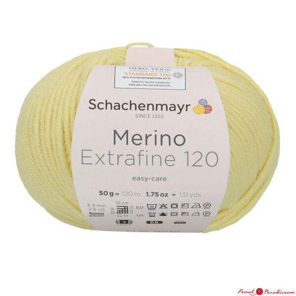Merino Extrafine 120 citrom sárga 01175