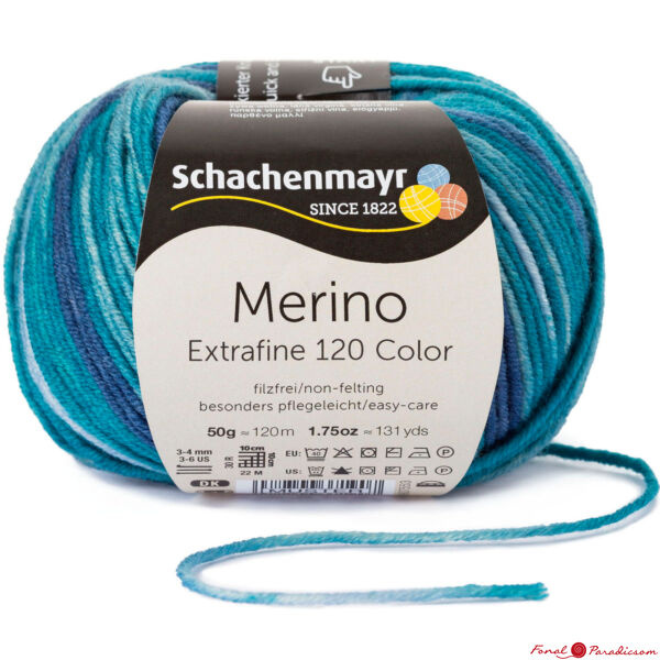 Merino Extrafine 120 Color aqua 00486