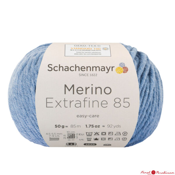 Merino Extrafine 85 kék melírozott 00256