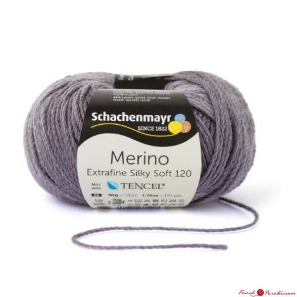 Merino Extrafine Silky Soft 120 orgonalila 00548