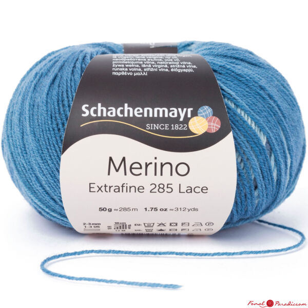 Merino Extrafine 285 Lace színátmenetes csipkefonal farmer kék színátmenetek 00583