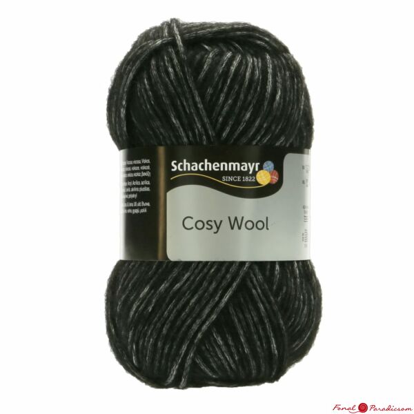 Cosy Wool fekete 00099