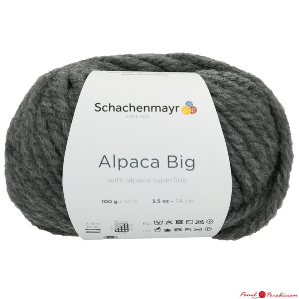 Alpaca Big szén szürke 00098