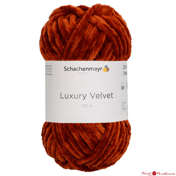 Luxury Velvet  fox róka vörös zsenilia fonal 00015