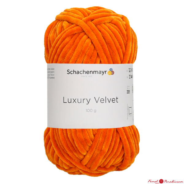 Luxury Velvet  bee narancssárga zsenilia fonal 00022