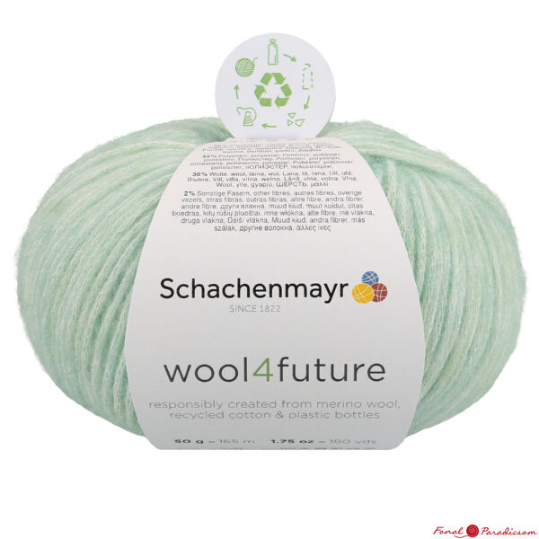 wool4future mint, menta zöld 00060