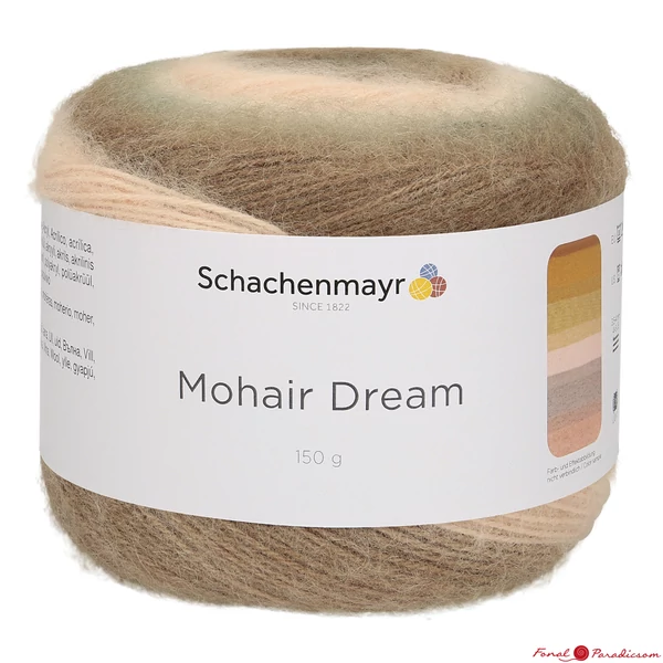 Mohair dream hosszan színátmenetes sütifonal silence color 00080