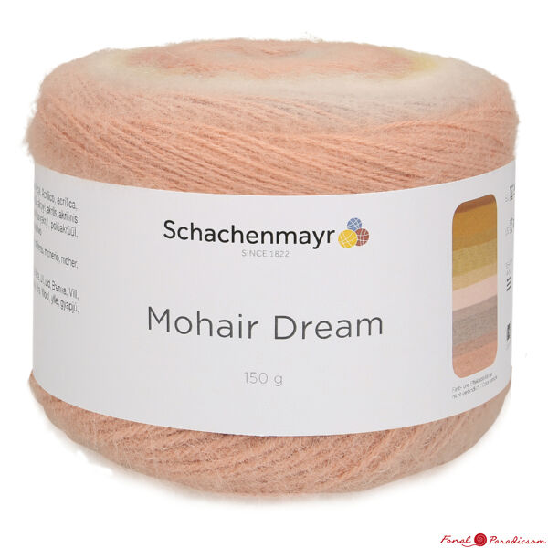 Mohair dream hosszan színátmenetes sütifonal pastel clor 00081
