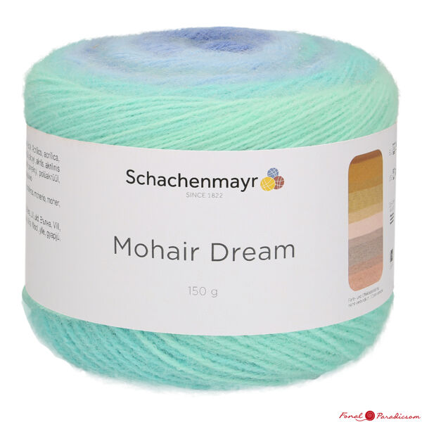 Mohair dream hosszan színátmenetes sütifonal 00085 fresh color