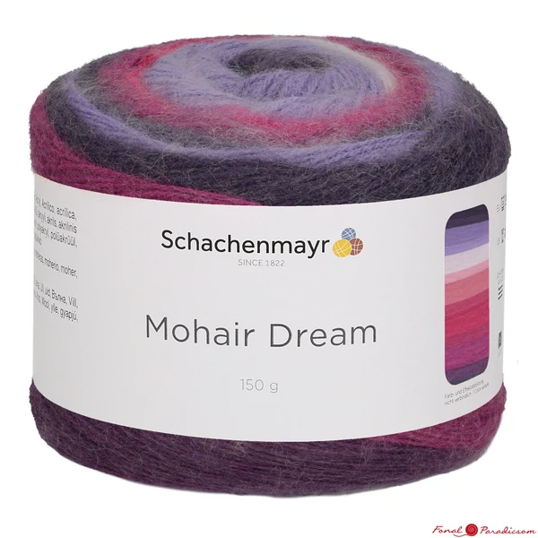 Mohair dream hosszan színátmenetes sütifonal 00087