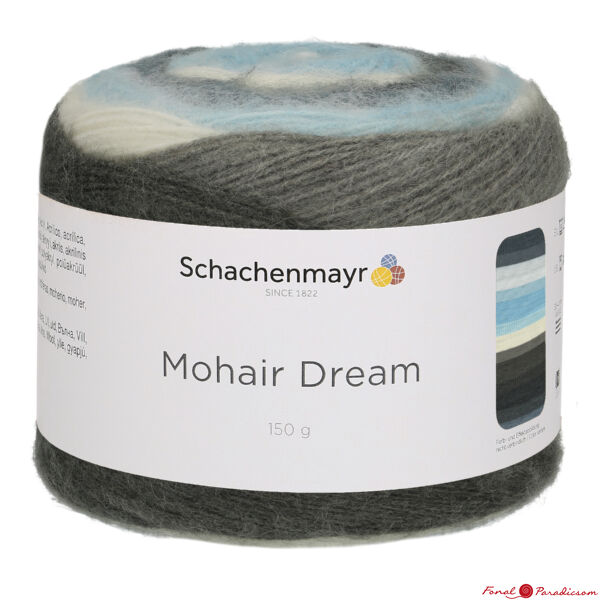 Mohair dream hosszan színátmenetes sütifonal 00088 air color