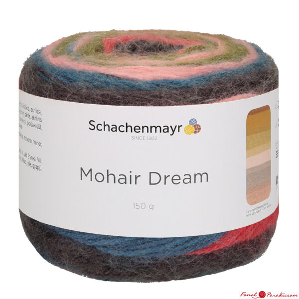 Mohair dream hosszan színátmenetes sütifonal 00089 color