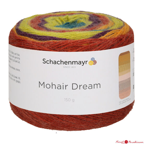 Mohair dream hosszan színátmenetes sütifonal 00091 color