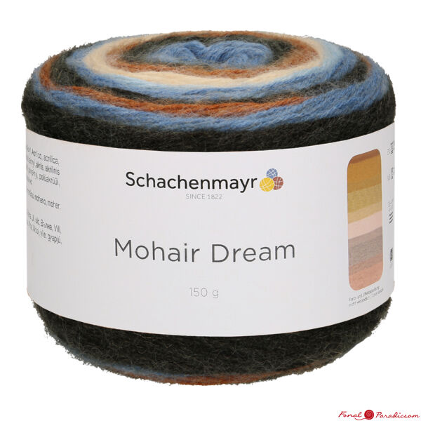 Mohair dream hosszan színátmenetes sütifonal 00092 color