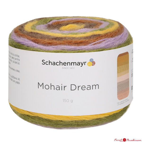Mohair dream hosszan színátmenetes sütifonal 00096 color