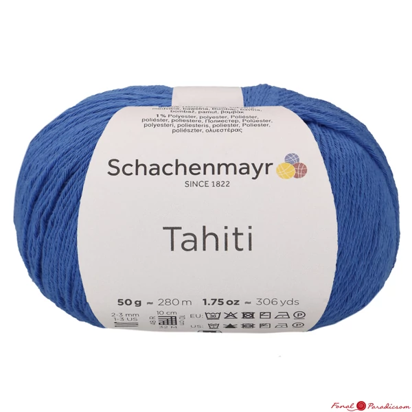 Tahiti extravékony nyári pamutfonal, színátmenetes és egyszínű festéssel