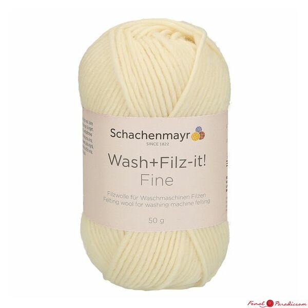 Wash+ Filz-it! Fine fehér 00102
