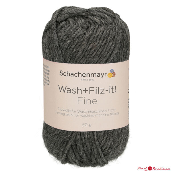 Wash+ Filz-it! Fine sötét szürke 00120