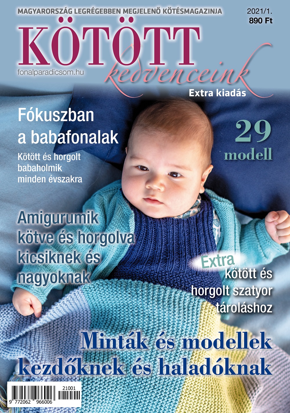Kötött kedvenceink magazin 2021-1 baba és amigurumi különszám