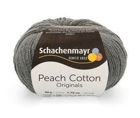 Peach Cotton   antracit szürke 00198