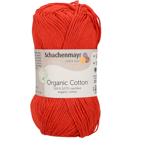 Organic Cotton piros 00030